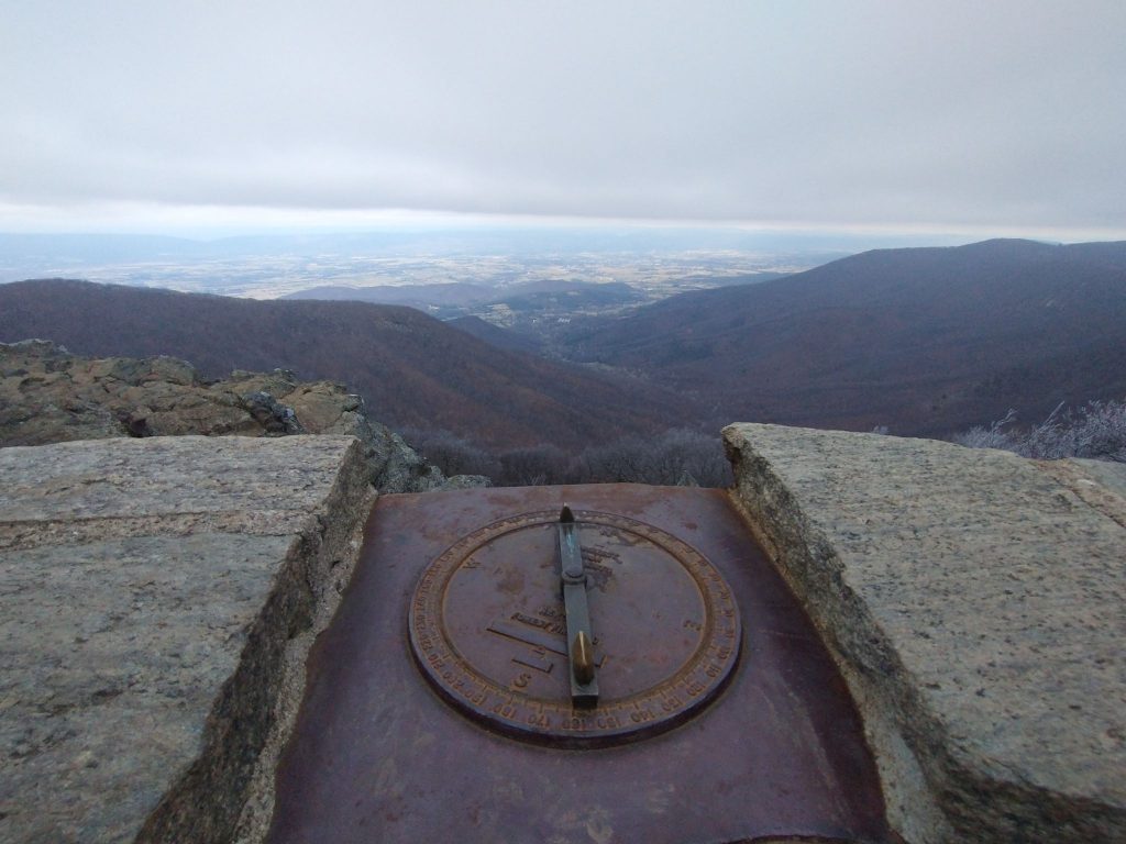 Hawkbill summit view - hardest trails in Virginia
