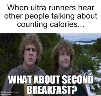 lord of the rings ultra running meme
