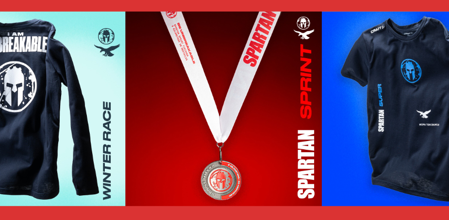 2022 Spartan Race Medals and Finisher Shirts