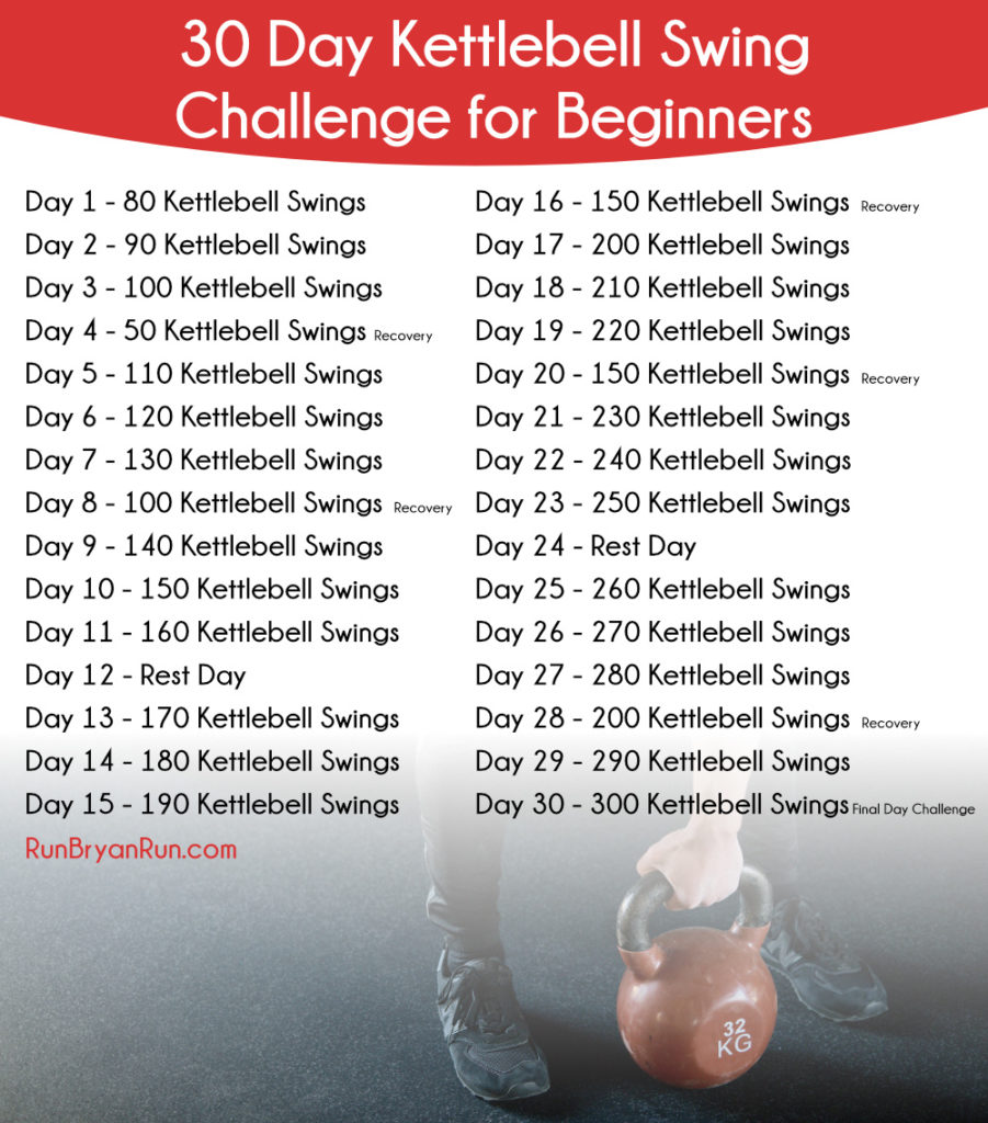 30 day kettlebell swing challenge for beginners