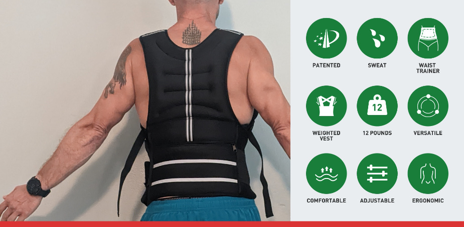 Vest X 2-in-1 Weighted Vest - PaceEarth 12 lb Weighted Vest - Review