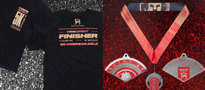 2023 Spartan Race Medals & Finisher Shirts