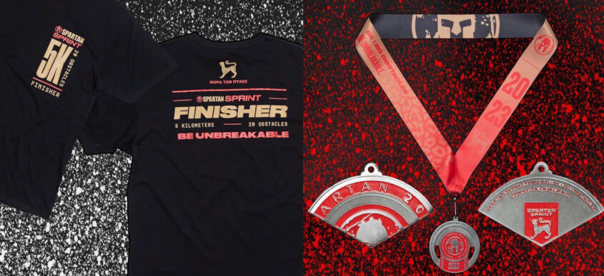 2023 Spartan Race Medals & Finisher Shirts