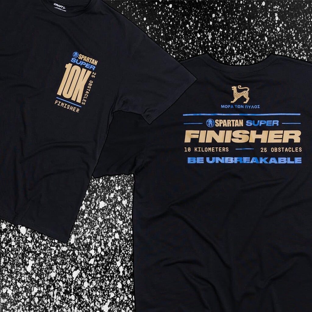 2023 Spartan Race super finishers shirt