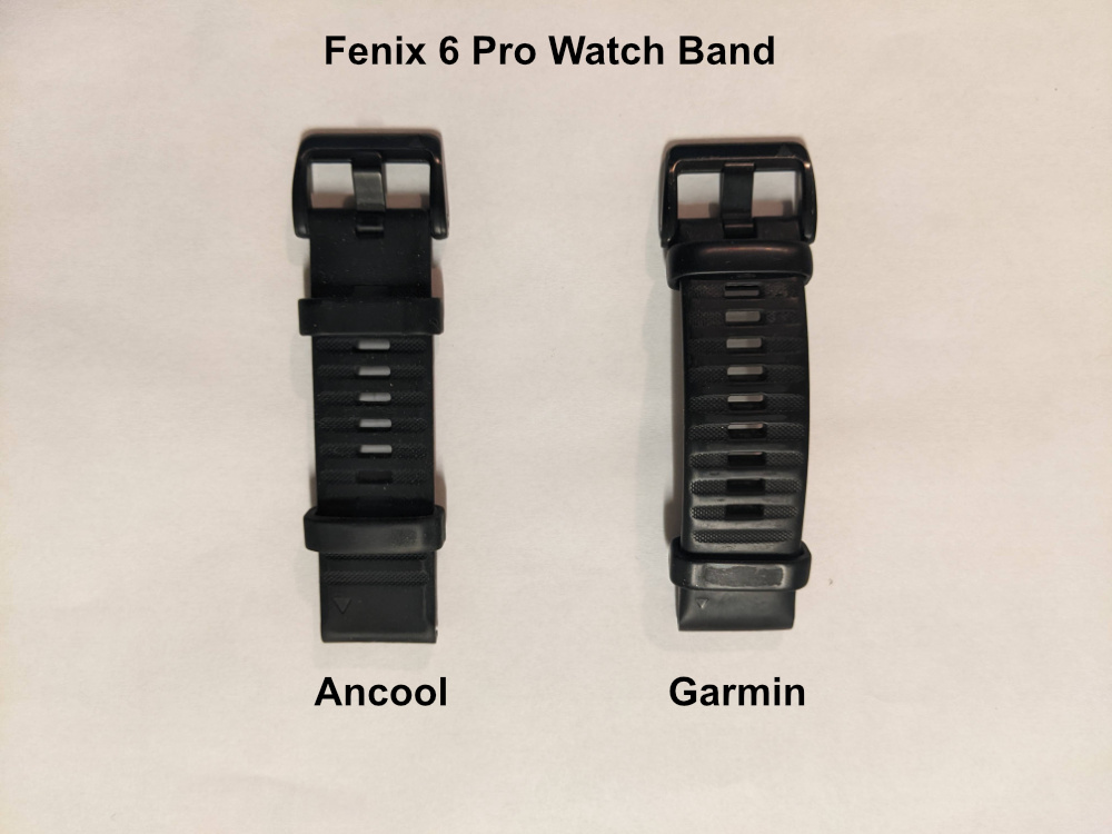 ancool fenix 6 pro band replacment side by side garmin