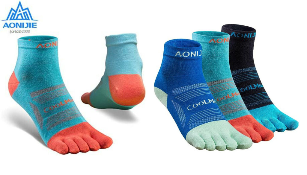 AONIJIE Mini Crew Toe Socks