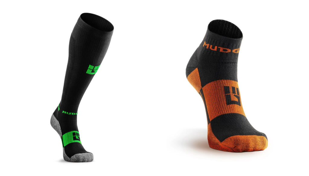 MudGear Socks - Tall Compressions or Ankle Height for Spartan Race and OCR